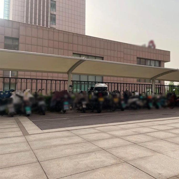 仁布县膜结构电动车棚